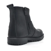 Rakerplus Chiron Hakiki Deri Siyah Fermuarlı Çocuk Çizme Bot thumbnail 3