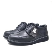 Rakerplus Hidra Hakiki Deri Bağcıklı Erkek Genç Okul Ayakkabı - 3