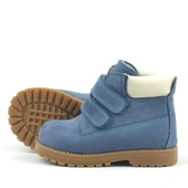 Rakerplus Neson Hakiki Deri Mavi Cırtlı Çocuk Bot thumbnail 3