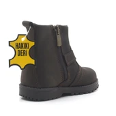 Rakerplus Chiron Hakiki Deri Fermuarlı Kışlık Çocuk Botu thumbnail 8