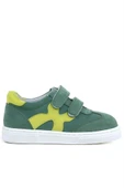 Rakerplus Hakiki Deri Yeşil Cırtlı Çocuk Spor Ayakkabı thumbnail 10