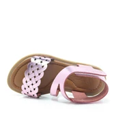 Artico Etoile Hakiki Deri Pembe Vaketa Kız Çocuk Sandalet thumbnail 4