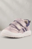Rakerplus Schaggy Hakiki Deri Parlak Pudra Mor Bebek Spor Ayakkabı thumbnail 1