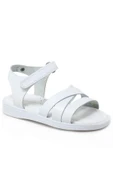 Artico Alexia Hakiki Deri Vaketa Beyaz Kız Çocuk Bebek Sandalet thumbnail 1