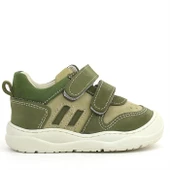 Rakerplus Schaggy Hakiki Deri Haki Yeşili Bebek Spor Ayakkabı thumbnail 9