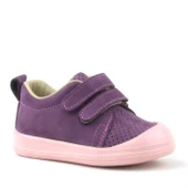 Rakerplus Sonic Hakiki Deri Mor Cırtlı Anatomik Bebek Spor Ayakkabı Sneaker thumbnail 1