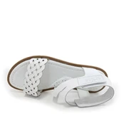 Artico Etoile Hakiki Deri Vaketa Beyaz Kız Çocuk Sandalet thumbnail 5