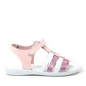 Artico Bellini Hakiki Deri Vaketa Pudra Pembe Kız Çocuk Sandalet thumbnail 2