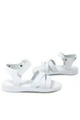 Artico Alexia Hakiki Deri Vaketa Beyaz Kız Çocuk Bebek Sandalet thumbnail 7
