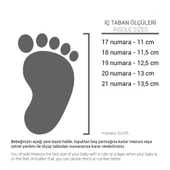 Booba Hakiki Deri Lacivert Cırtlı Bebek Patik - 7