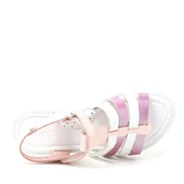 Artico Bellini Hakiki Deri Vaketa Pudra Pembe Kız Çocuk Sandalet thumbnail 6
