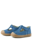 Rakerplus Shaun Hakiki Deri Lacivert Cırtlı Anatomik Bebek Sandalet thumbnail 6