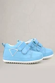 Rakerplus Scrat Hakiki Deri Mavi Beyaz İlk Adım Ayakkabı - 1