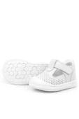 Rakerplus Shaun Hakiki Deri Beyaz Cırtlı Anatomik Bebek Sandalet - 5