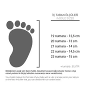 Rakerplus Grizzy Hakiki Deri Taba İlk Adım Unisex Bebek Ayakkabısı - 6