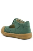 Rakerplus Shaun Hakiki Deri Yeşil Cırtlı Anatomik Bebek Sandalet thumbnail 11