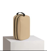 Gaston Luga Spläsh Toiletry Double Zipped Bag - Latte - 2
