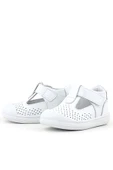 Rakerplus Shaun Hakiki Deri Beyaz Cilt Cırtlı Anatomik Bebek Sandalet thumbnail 4