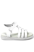 Artico Bellini Beyaz Hakiki Deri Vaketa Kız Çocuk Sandalet thumbnail 2