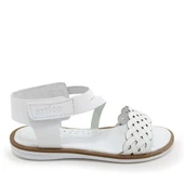 Artico Etoile Hakiki Deri Vaketa Beyaz Kız Çocuk Sandalet thumbnail 2