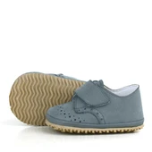 Hakiki Deri Gri Cırtlı Bebek Patik Ayakkabı thumbnail 6