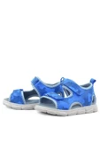 Rakerplus Wisps Hakiki Deri Mavi Kamuflaj Bebek Sandalet - 5