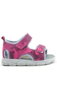 Rakerplus Wisps Hakiki Deri Pembe Kamuflaj Bebek Sandalet - 2