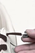 Akıllı Kilitli Ayarlanabilir 1 Çift Kahverengi 6 MM Lastik Pratik Bağcık thumbnail 3