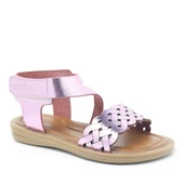 Artico Etoile Hakiki Deri Pembe Vaketa Kız Çocuk Sandalet thumbnail 1