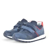 Hakiki Deri Lacivert Anatomik Erkek Bebek Spor Ayakkabı thumbnail 3