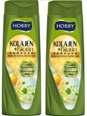 Hobby Şampuan Keratin Kafein Kuru Ve Cansız Saçlar Hyaluronik Asit 480 Ml x 2 Adet thumbnail 1