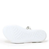 Artico Alexia Hakiki Deri Vaketa Beyaz Kız Çocuk Sandalet - 5