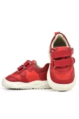 Rakerplus Schaggy Hakiki Deri Kırmızı Bebek Spor Ayakkabı - 6