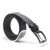 Rakerplus Hakiki Deriden Siyah Casual Erkek Çocuk Kemer thumbnail 3