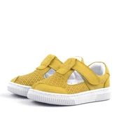 Rakerplus Bheem Hakiki Deri Sarı Cırtlı Bebek Sneaker Sandalet - 4