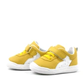 Rakerplus Pup Hakiki Deri Sarı Cırtlı Lastikli Bebek Sneaker thumbnail 4
