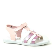 Artico Bellini Hakiki Deri Vaketa Pudra Pembe Kız Çocuk Sandalet thumbnail 1