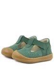 Rakerplus Shaun Hakiki Deri Yeşil Cırtlı Anatomik Bebek Sandalet thumbnail 12