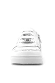 Rakerplus Hakiki Deri Beyaz Bağcıklı Fermuarlı Çocuk Sneaker Ayakkabı thumbnail 4