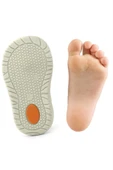 Rakerplus Schaggy Hakiki Deri Gümüş Parlak Bebek Spor Ayakkabı - 8