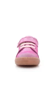 Anatomik Hakiki Deri Yumuşak Pembe Çiçekli Cırtlı Kız Çocuk Ayakkabı - 2