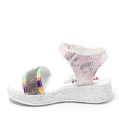 Artico Pingu Gloria Pembe Taşlı Kız Çocuk Sandalet thumbnail 3