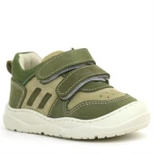 Rakerplus Schaggy Hakiki Deri Haki Yeşili Bebek Spor Ayakkabı thumbnail 8