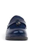 Rakerplus Lacivert Rugan Loafer Erkek Bebek Ayakkabı - 3