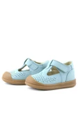 Rakerplus Shaun Hakiki Deri Mavi Cırtlı Anatomik Bebek Sandalet thumbnail 5