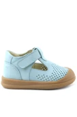 Rakerplus Shaun Hakiki Deri Mavi Cırtlı Anatomik Bebek Sandalet thumbnail 2