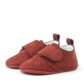 Booba Hakiki Deri Bordo Cırtlı Bebek Patik thumbnail 4