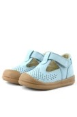 Rakerplus Shaun Hakiki Deri Mavi Cırtlı Anatomik Bebek Sandalet thumbnail 4