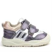 Rakerplus Schaggy Hakiki Deri Platin Gümüş Bebek Spor Ayakkabı thumbnail 3