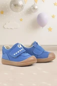 Rakerplus Dino Hakiki Deri Lacivert Yüksek Bilekli Bebek Ayakkabı thumbnail 1